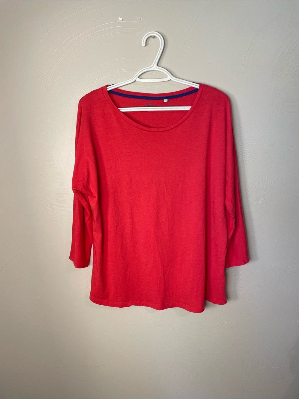 Oden Women’s Red Cotton blend top size 10